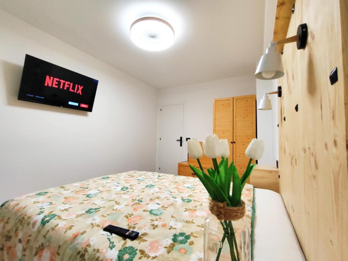 Tranquilo Apartamento Con Parking Gratis Vigilado 24H Vigo Bagian luar foto